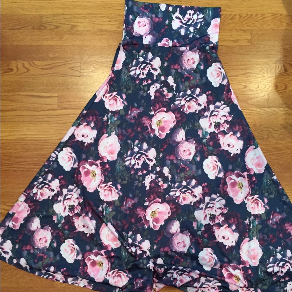 Lularoe Maxi Skirt floral Xs